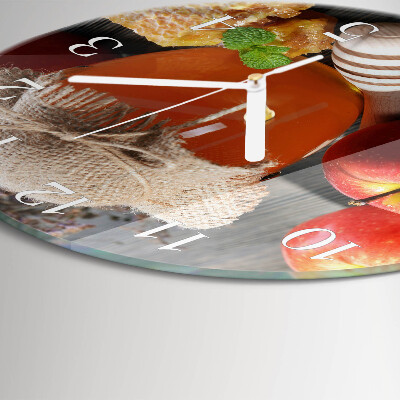 Horloge ronde Miel de pomme