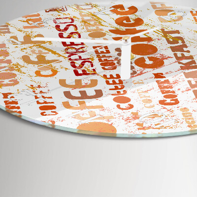 Horloge ronde Café