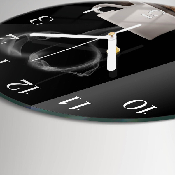 Horloge ronde Café