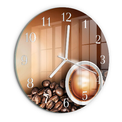 Horloge ronde Café