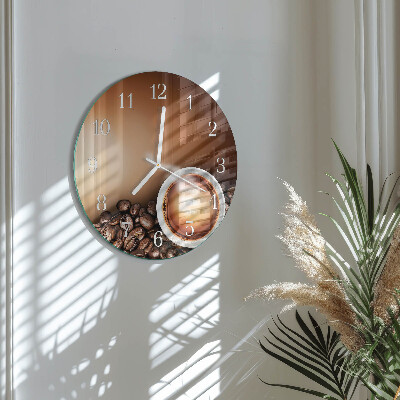 Horloge ronde Café