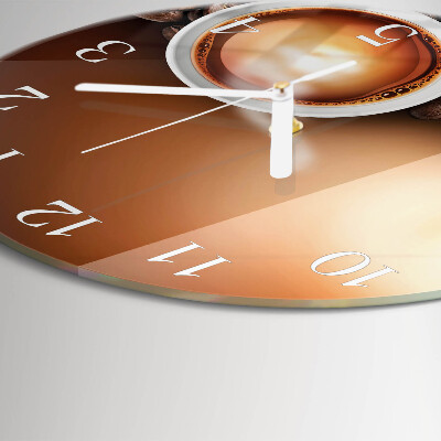 Horloge ronde Café