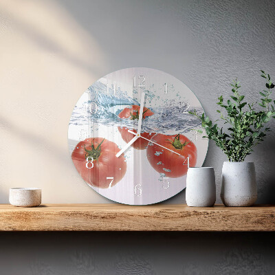 Horloge ronde Tomates