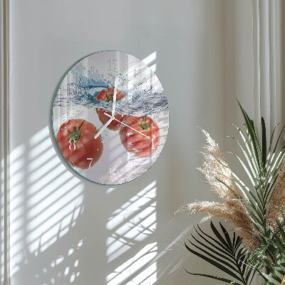Horloge ronde Tomates