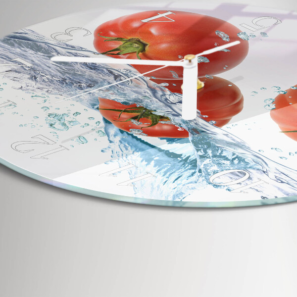 Horloge ronde Tomates