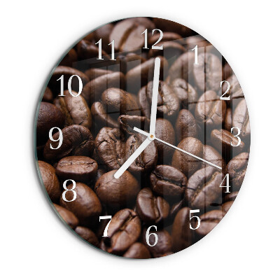 Horloge ronde Café en grains