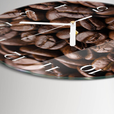 Horloge ronde Café en grains
