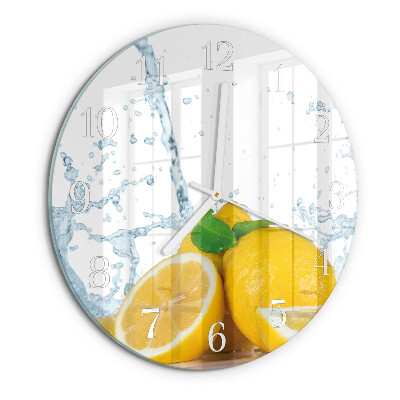 Horloge ronde Citrique