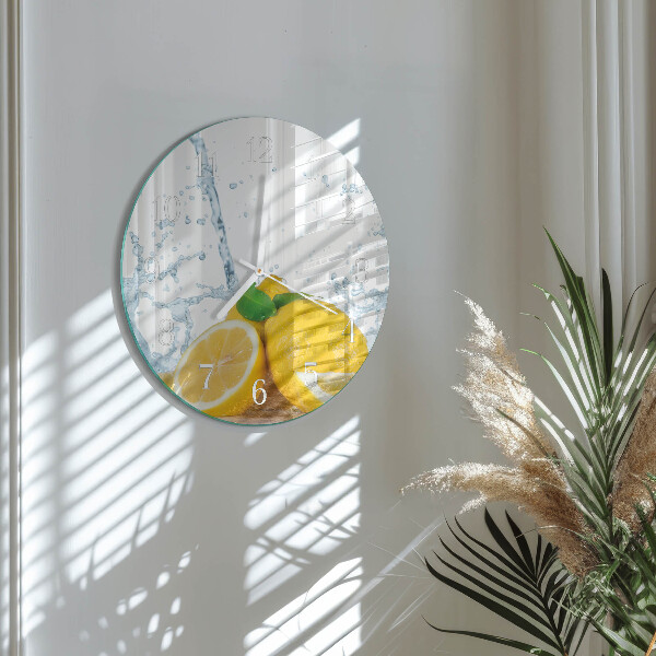 Horloge ronde Citrique