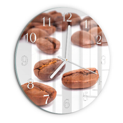 Horloge ronde Café en grains