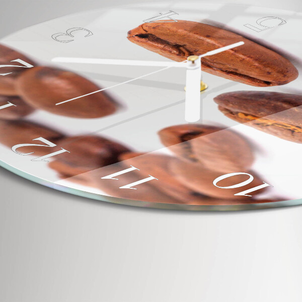 Horloge ronde Café en grains