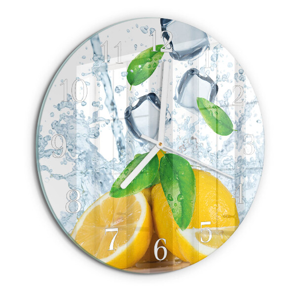 Horloge ronde Citrique