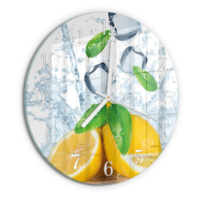 Horloge ronde Citrique
