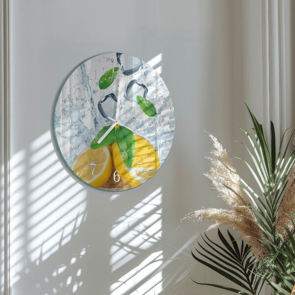Horloge ronde Citrique