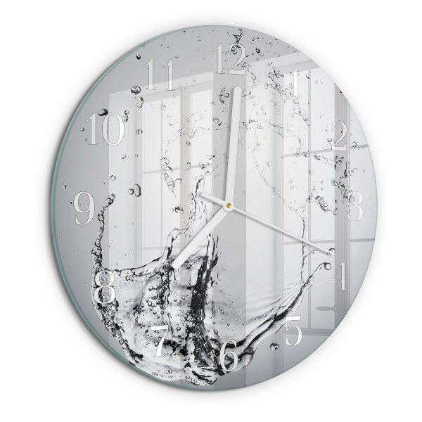 Horloge ronde Eau