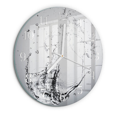 Horloge ronde Eau