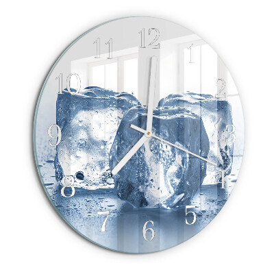Horloge ronde Glace
