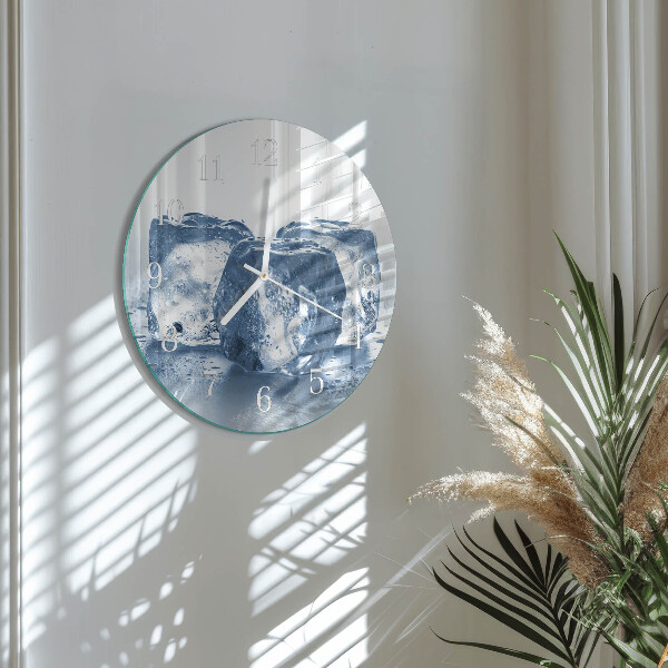 Horloge ronde Glace