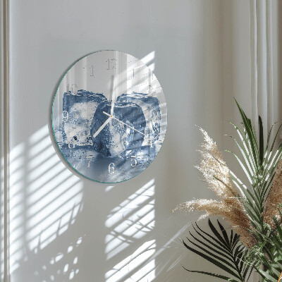 Horloge ronde Glace