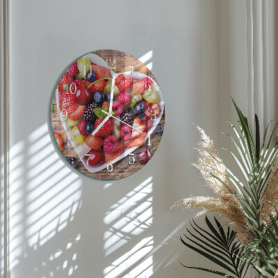 Horloge ronde Fruit