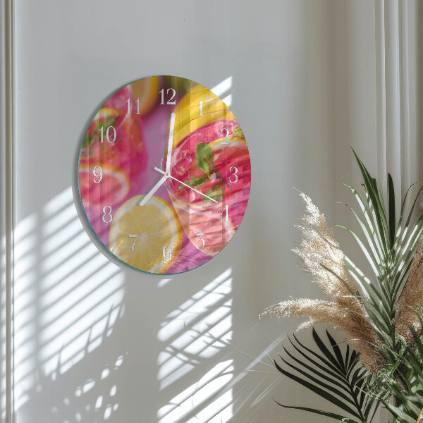 Horloge ronde Citrique