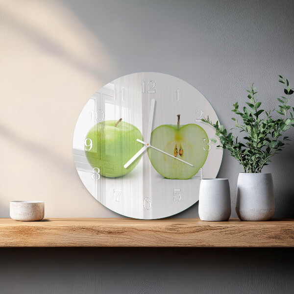 Horloge ronde Pomme