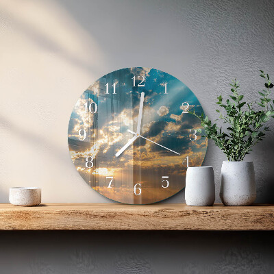 Horloge ronde Ciel