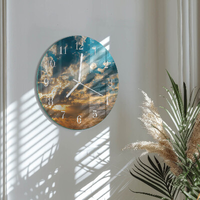 Horloge ronde Ciel