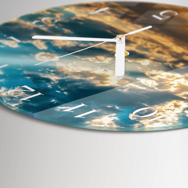 Horloge ronde Ciel