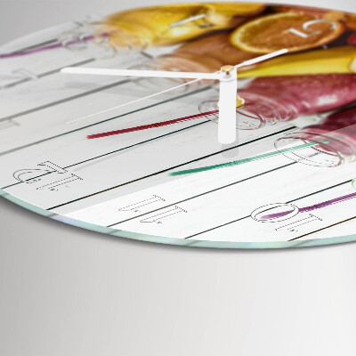 Horloge ronde Smoothie