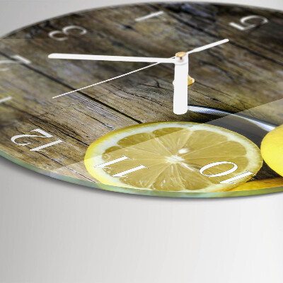 Horloge ronde Citrons juteux