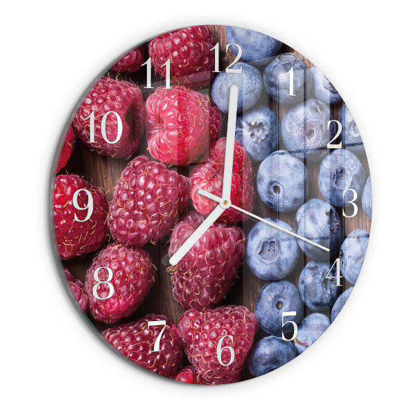 Horloge ronde fruits des bois