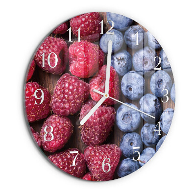 Horloge ronde fruits des bois