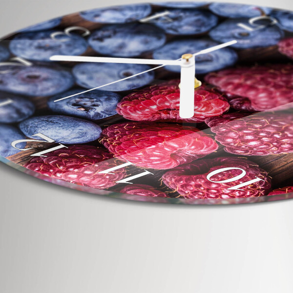 Horloge ronde fruits des bois