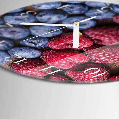 Horloge ronde fruits des bois