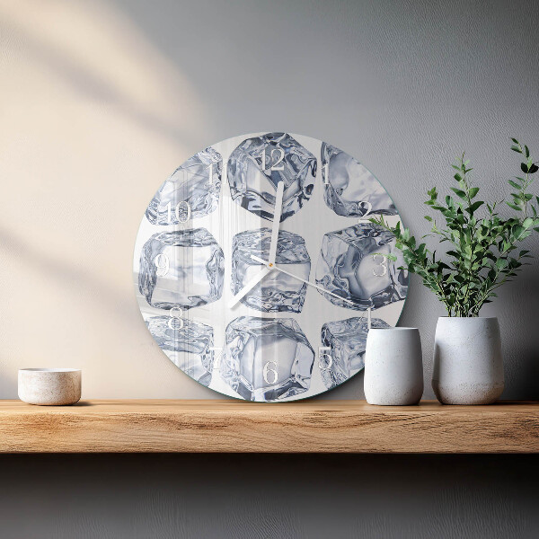 Horloge ronde Glace