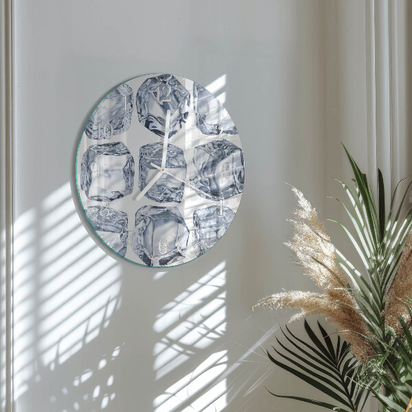 Horloge ronde Glace