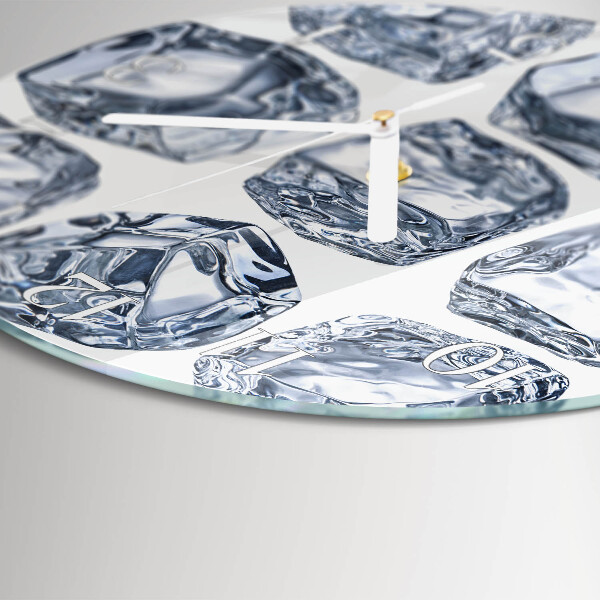 Horloge ronde Glace