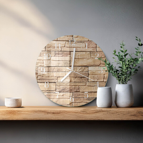 Horloge ronde Mâchefer