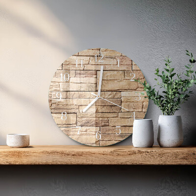 Horloge ronde Mâchefer