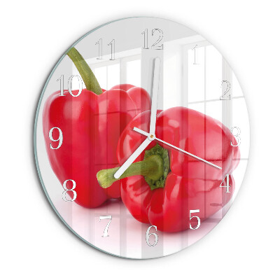 Horloge ronde Poivre