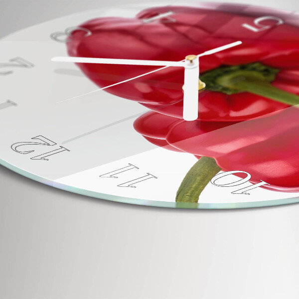 Horloge ronde Poivre