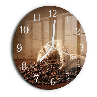 Horloge ronde Café