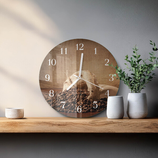 Horloge ronde Café