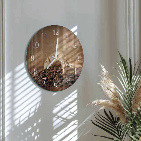 Horloge ronde Café