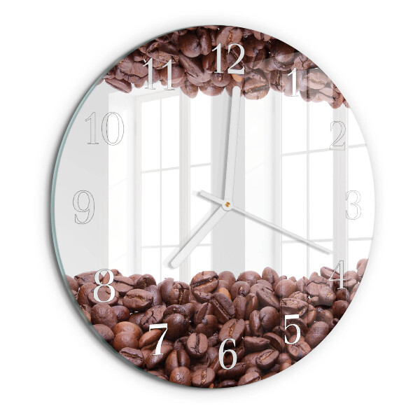Horloge ronde Café en grains