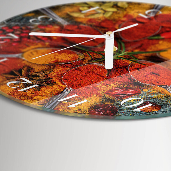 Horloge ronde Épices