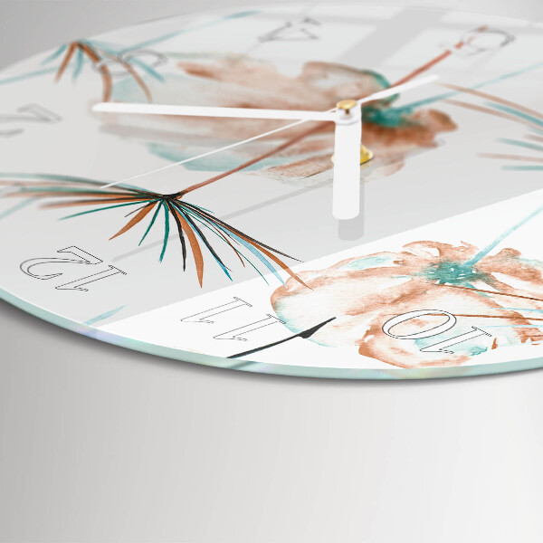 Horloge ronde Pissenlits