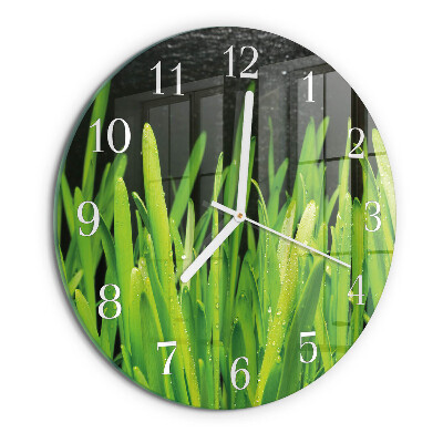 Horloge ronde Herbe