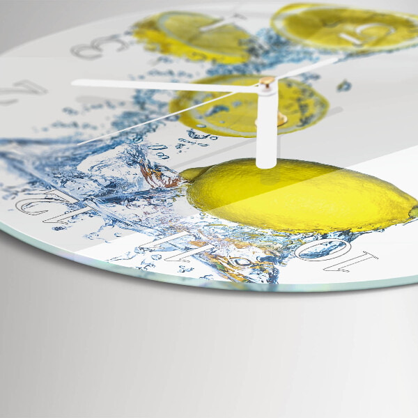 Horloge ronde Citrons